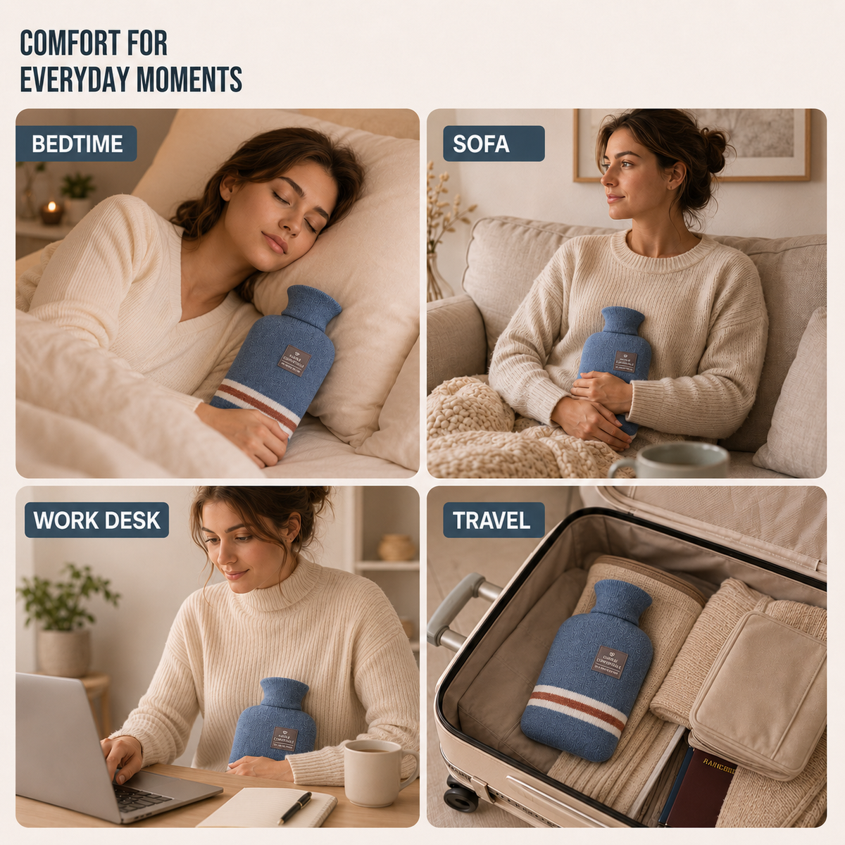 Bel Hills | Extra Large Hot Water Bottle Jug