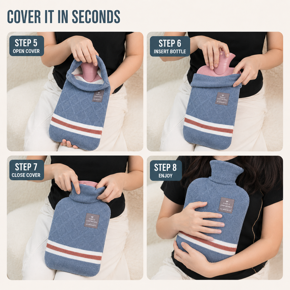 Bel Hills | Extra Large Hot Water Bottle Jug