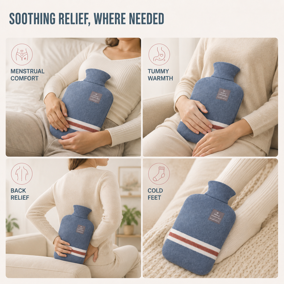 Bel Hills | Extra Large Hot Water Bottle Jug