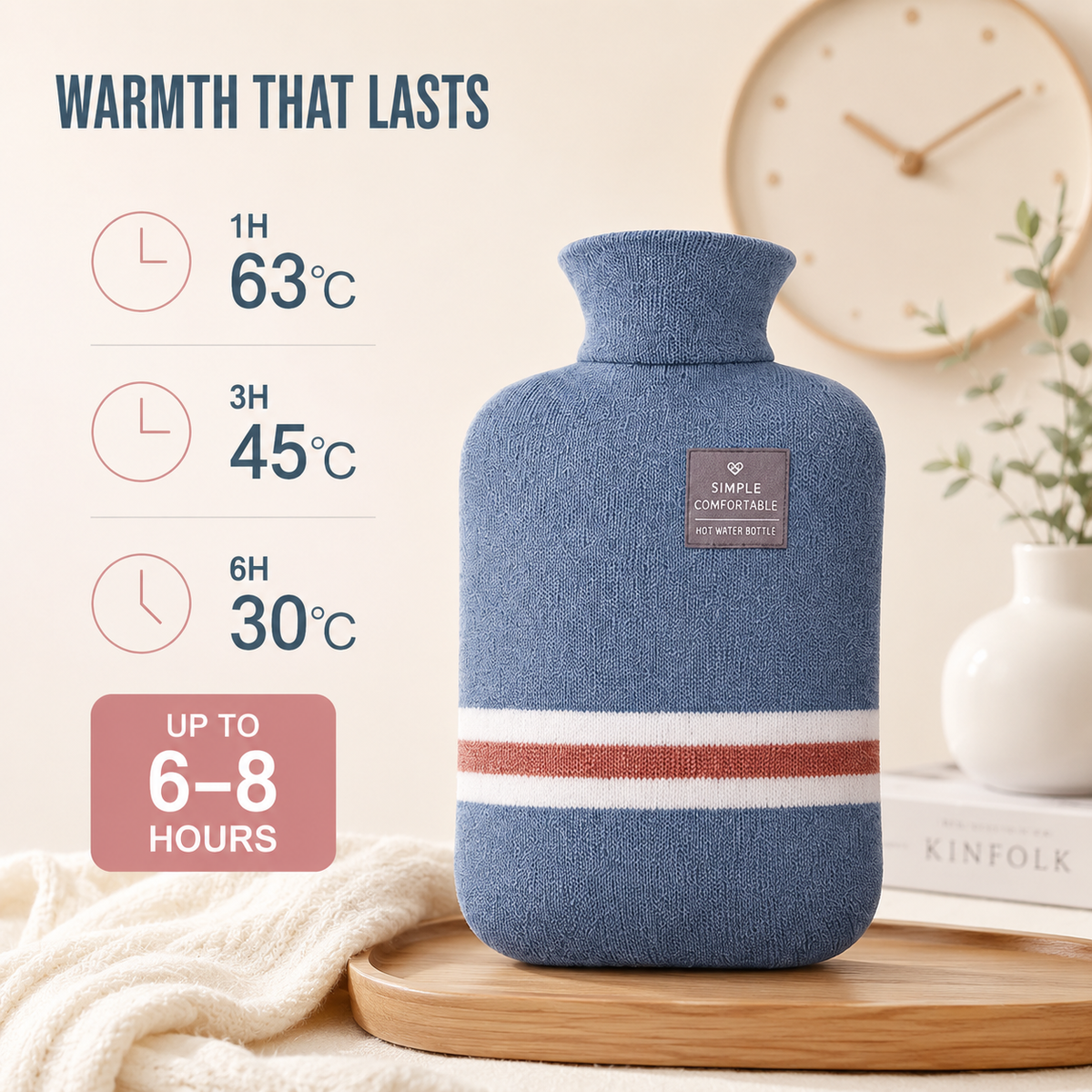 Bel Hills | Extra Large Hot Water Bottle Jug