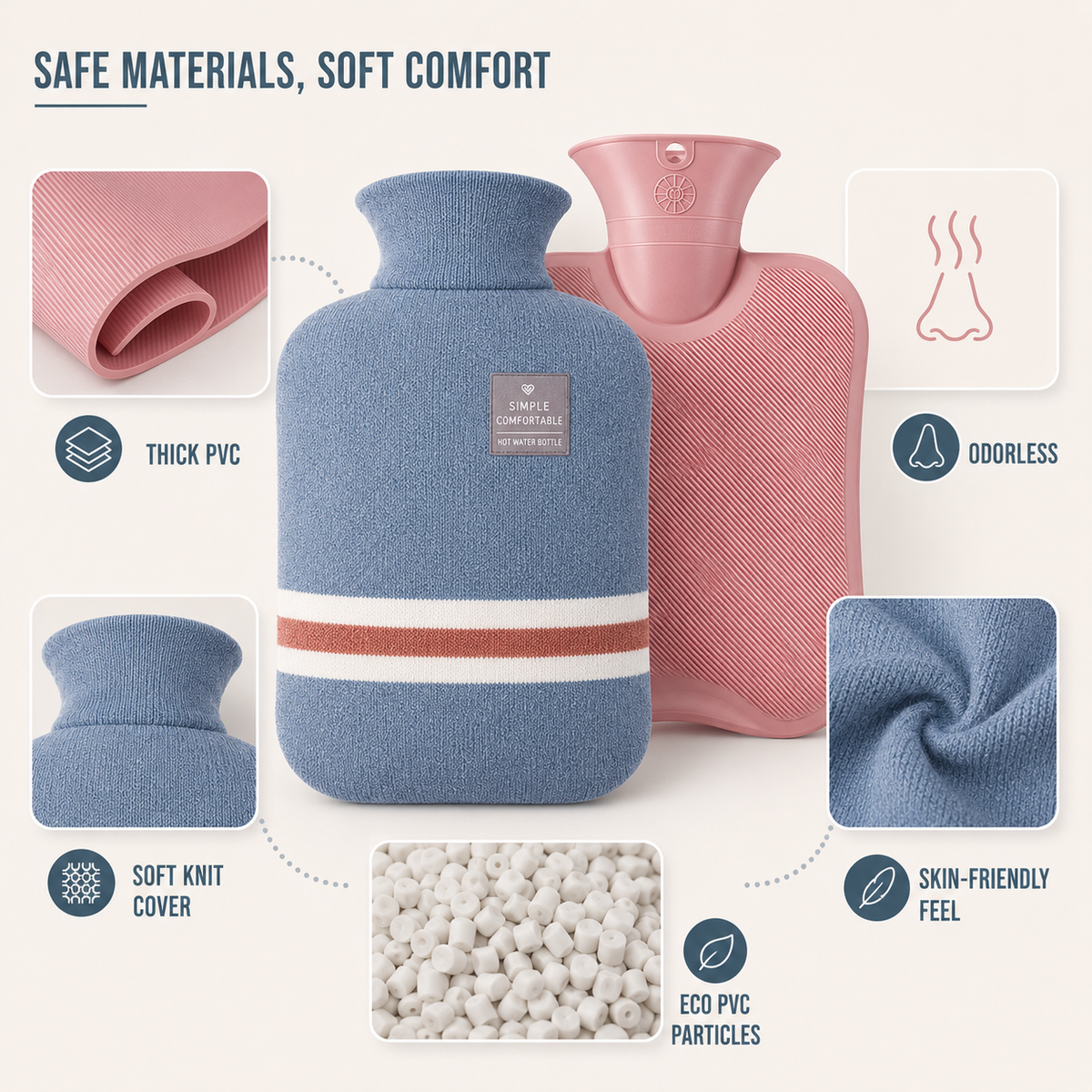 Bel Hills | Extra Large Hot Water Bottle Jug