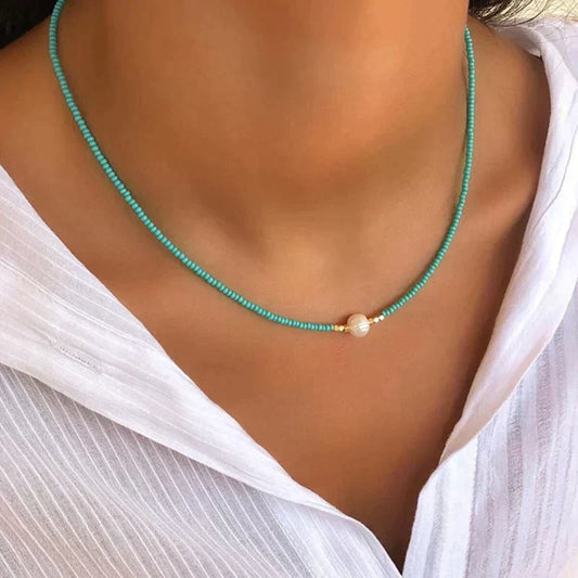 Bel Hills | Handcrafted Premium Necklace with Freshwater Pearls