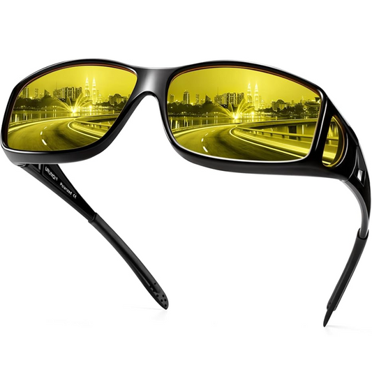 Bel Hills | Jeremy Night Vision Polarised Driving Glasses – Anti-Glare Glasses for Safer Night Driving