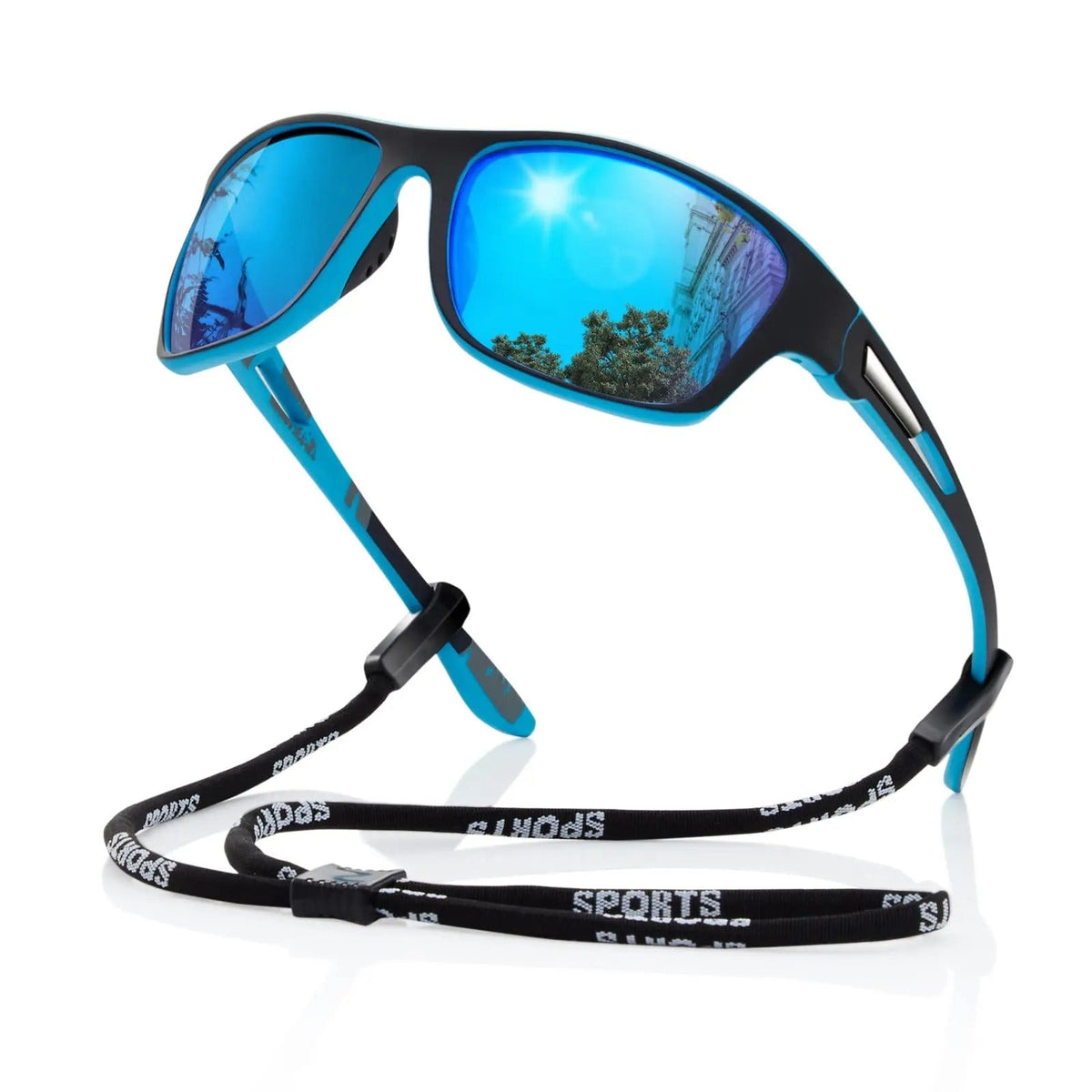 Bel Hills | Men's Polarized Sports Sunglasses UK – UV400 Wrap Around Sunglasses for Cycling, Running & Outdoor Activities | Lightweight & Glare Protection