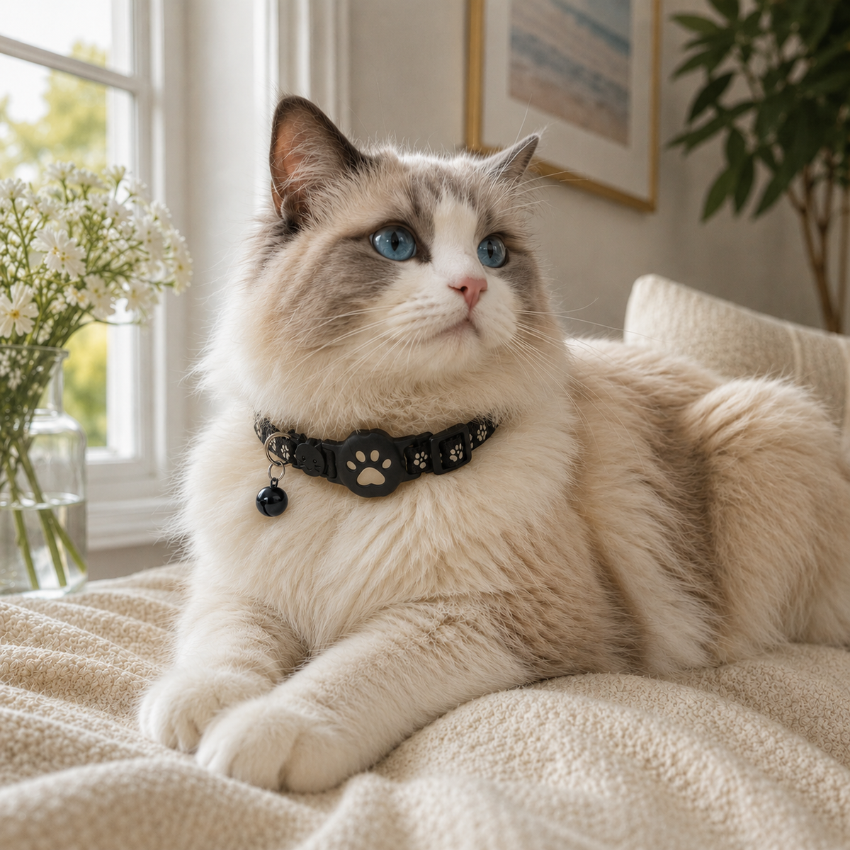 Bel Hills | Pawtrackr GPS-Enabled Adjustable Pet Collar