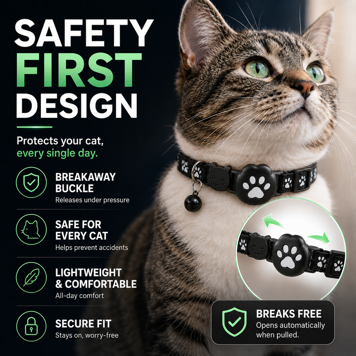 Bel Hills | Pawtrackr GPS-Enabled Adjustable Pet Collar