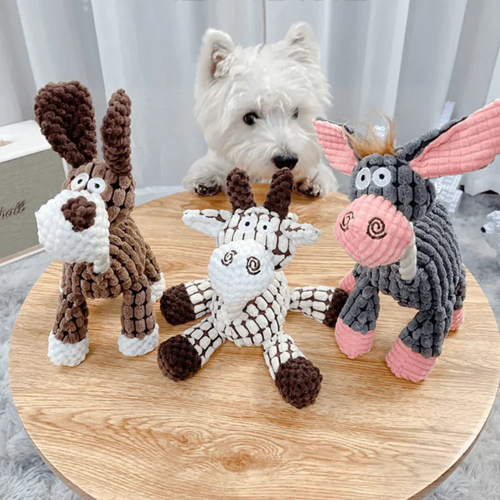 Bel Hills | Robust Dog Toy Made of Plush | Bite-Resistant and Durable Design | Multiple Models