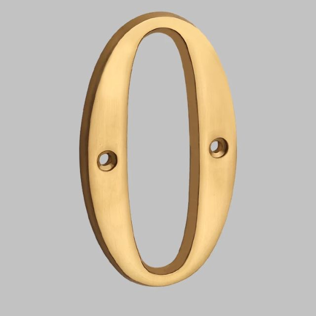 Bel Hills | Traditional House Numbers Made of Solid Brass