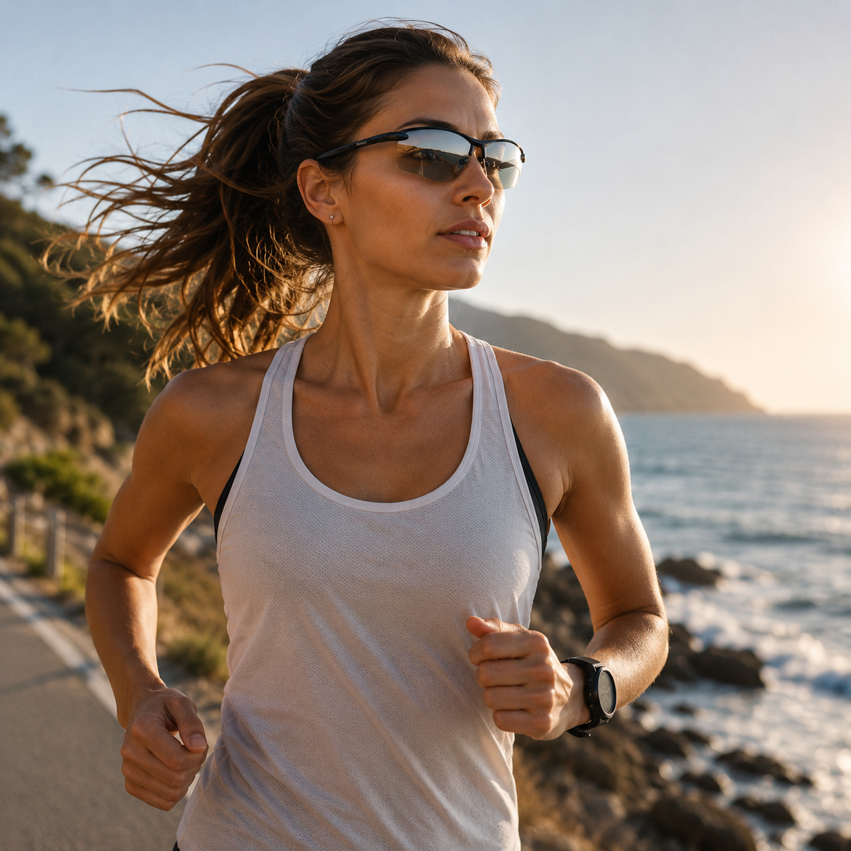 Bel Hills | Visentra Lightweight Frameless Polarised Sunglasses