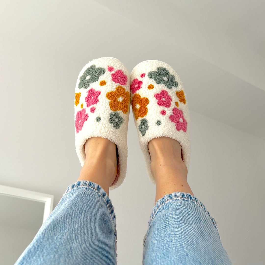 Floral Slippers