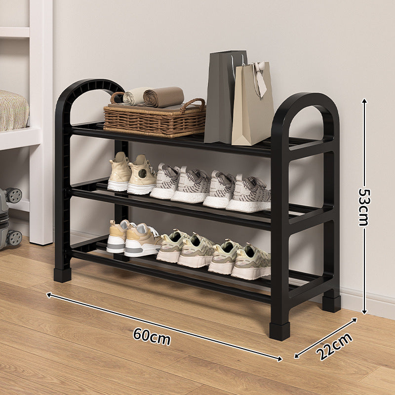 Foldable Multi-Tier Metal Shoe Rack