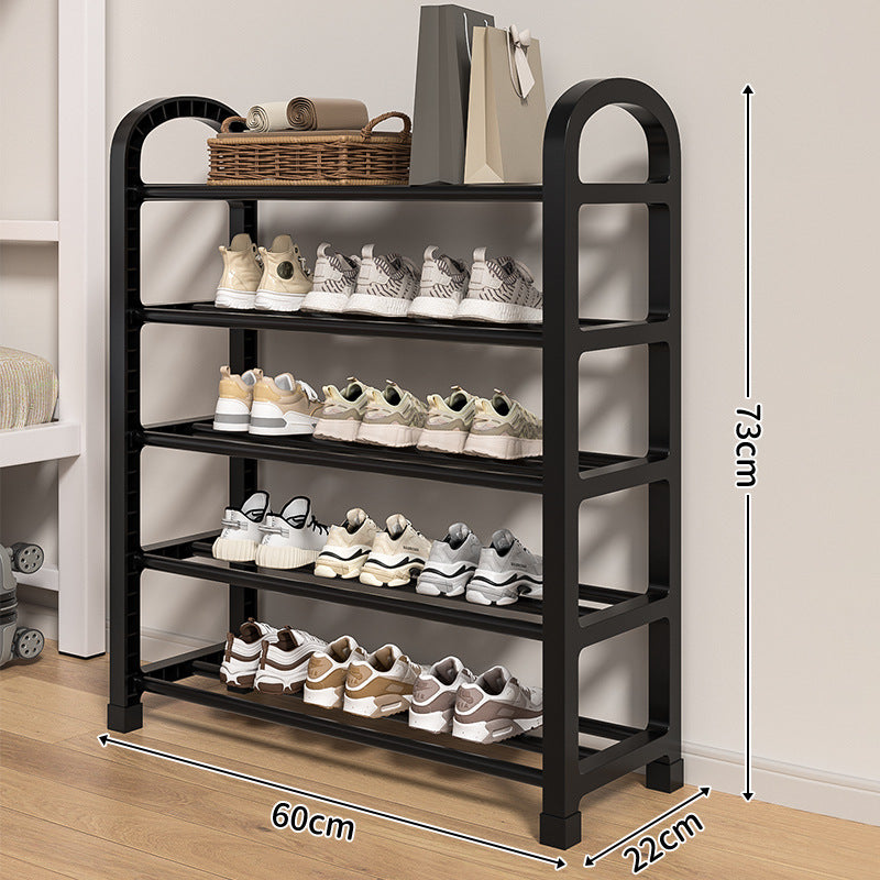 Foldable Multi-Tier Metal Shoe Rack