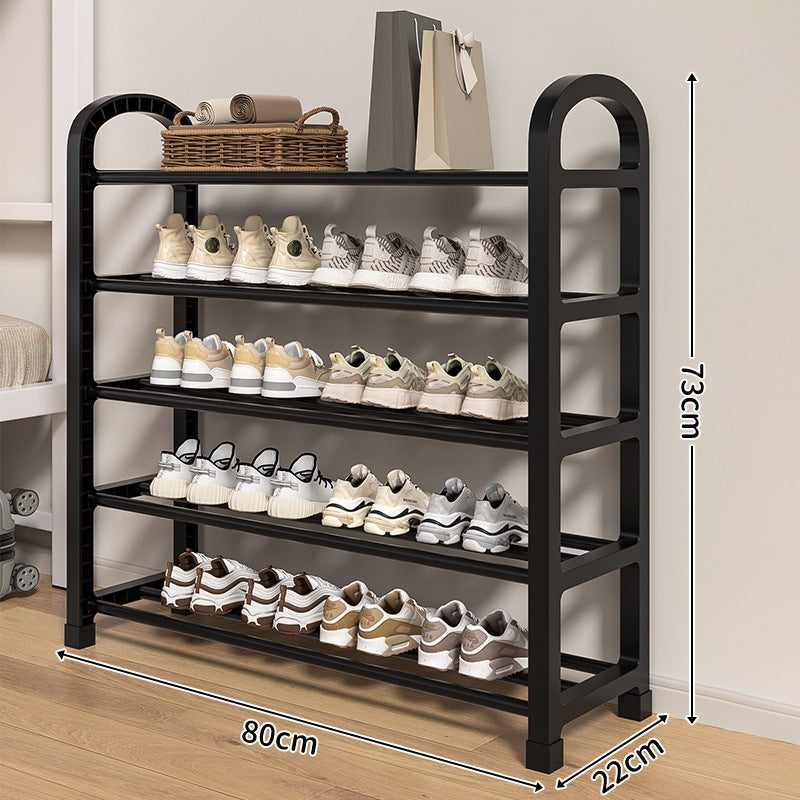 Foldable Multi-Tier Metal Shoe Rack