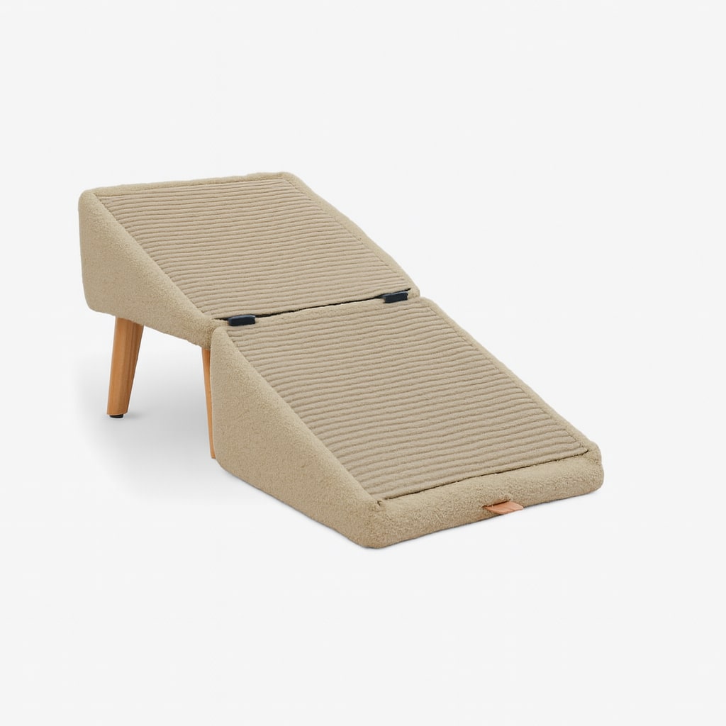 Folding Foam Pet Steps and Stair Stool for Sofas and Beds