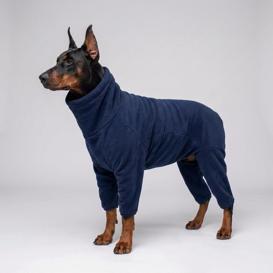 Full-Body Fleece Dog Suit