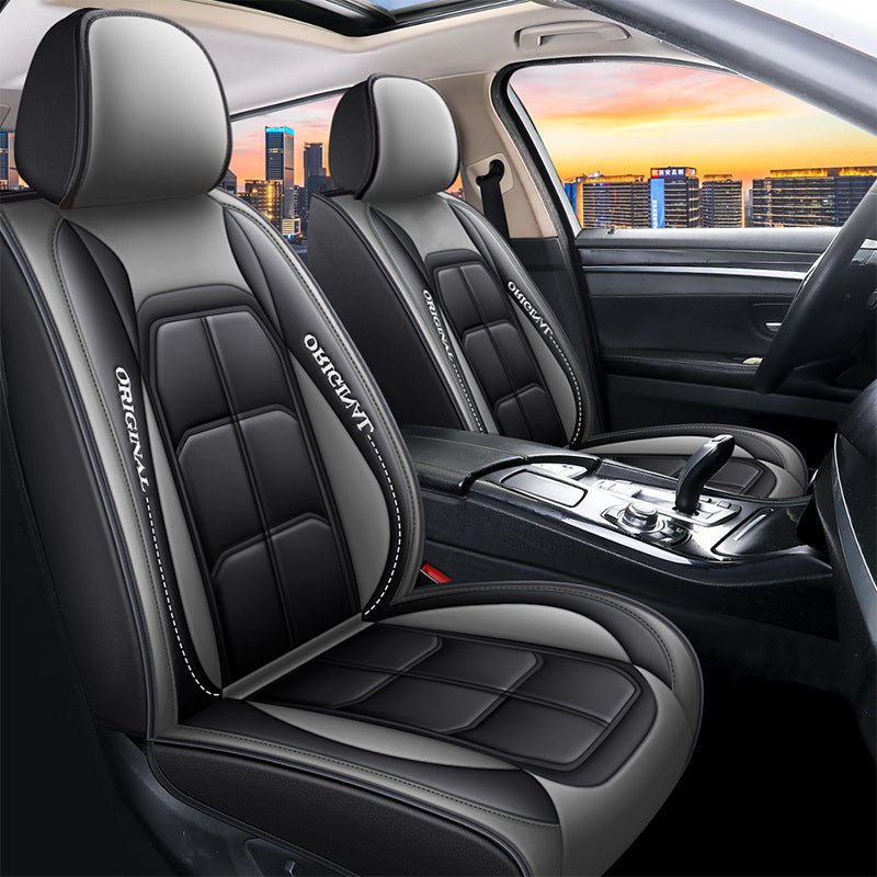 Full-Coverage Leather Car Seat Cover