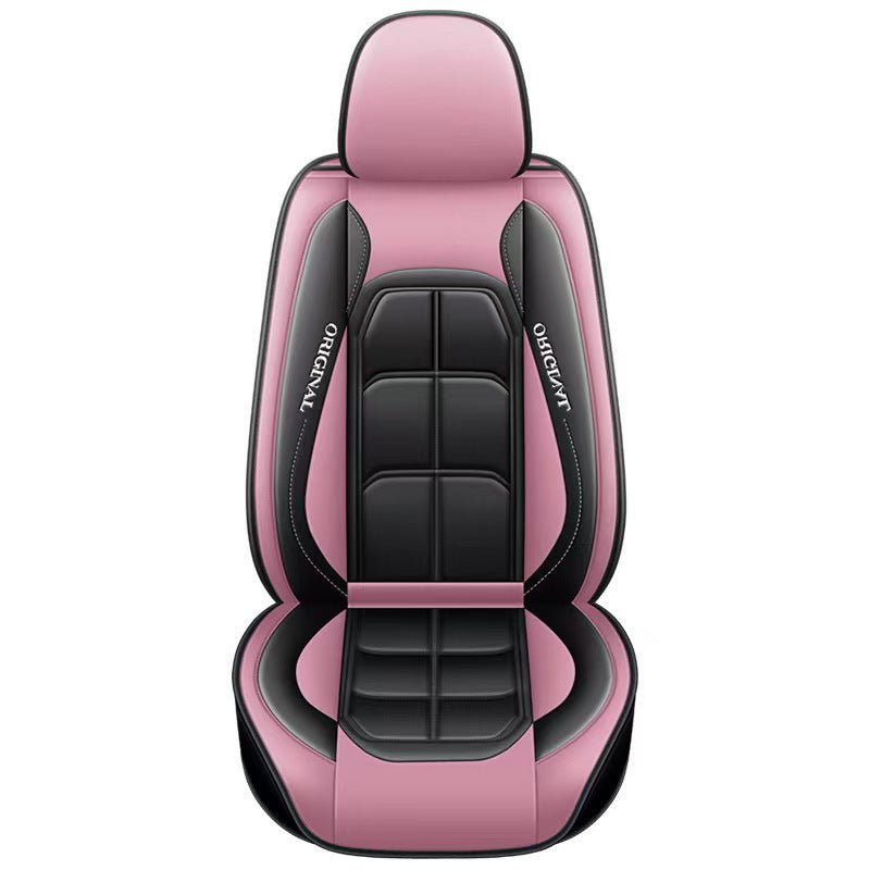 Full-Coverage Leather Car Seat Cover
