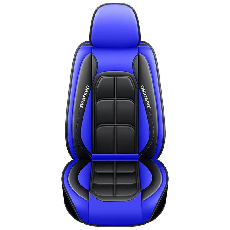 Full-Coverage Leather Car Seat Cover