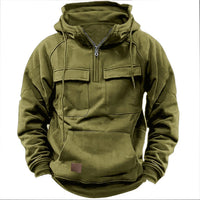 Garrett | Men's Half-Zip Pullover Hoodie