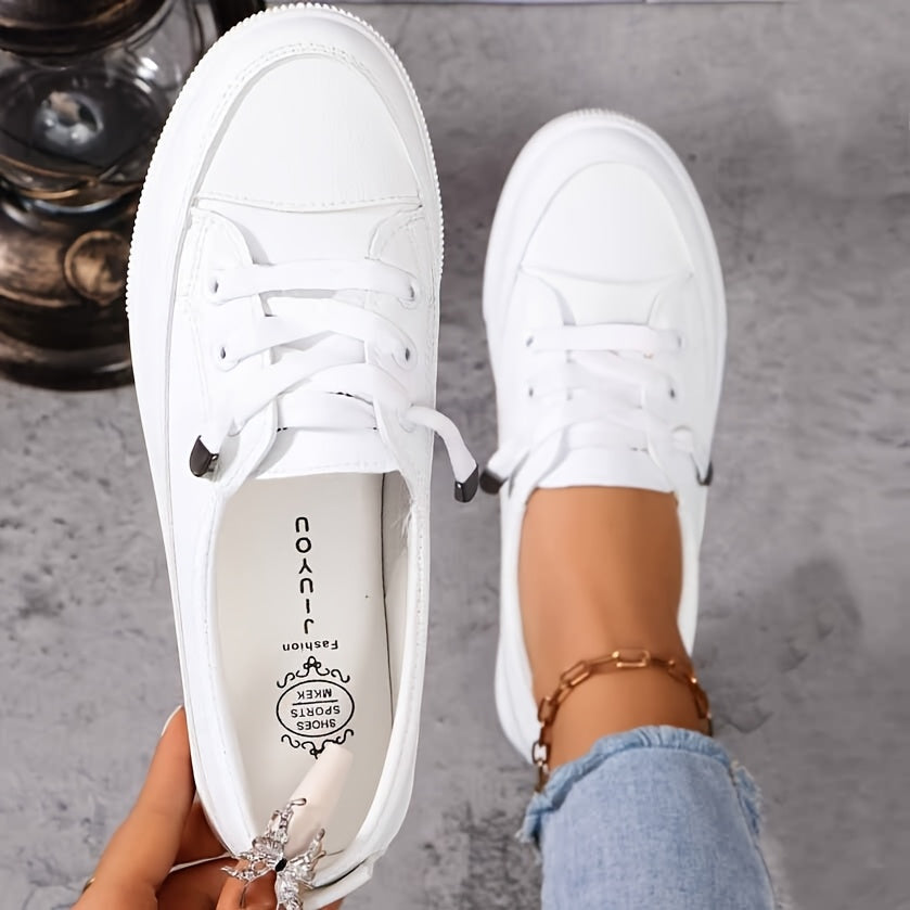 Image of Geraldine | Women's Lace-Up Platform Sneakers