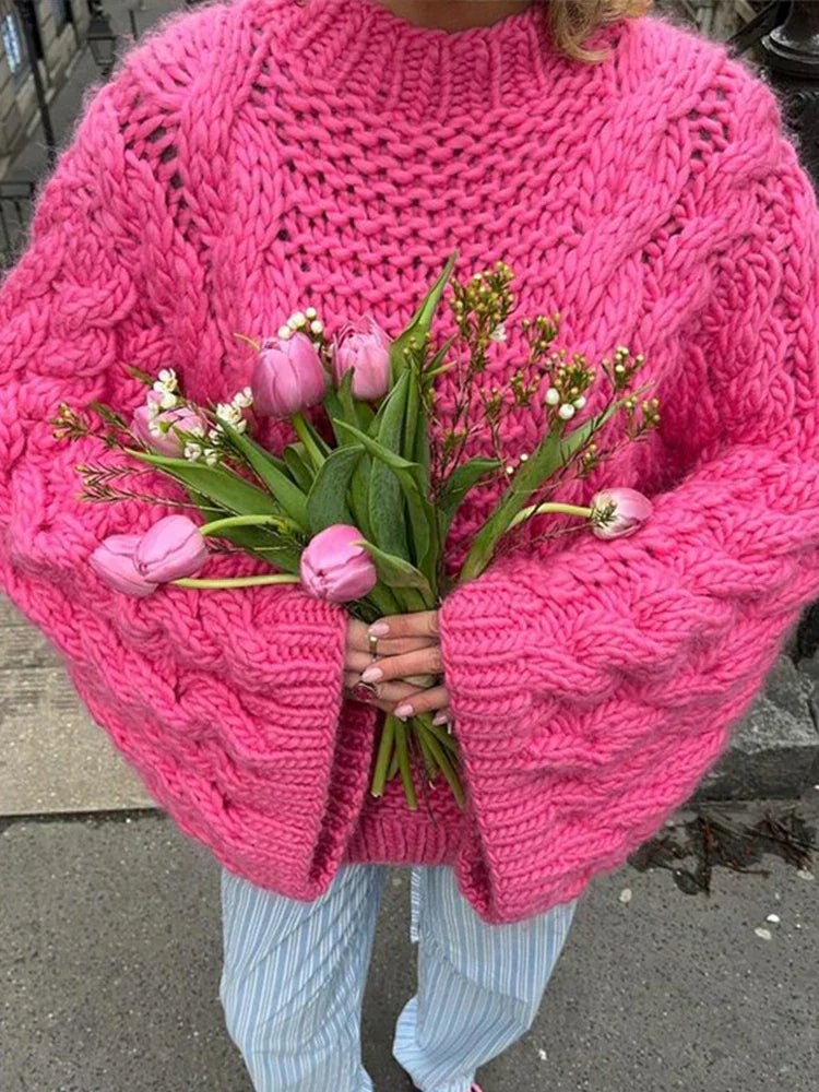 Image of Gillian | Women's Oversized Cable Knit Sweater