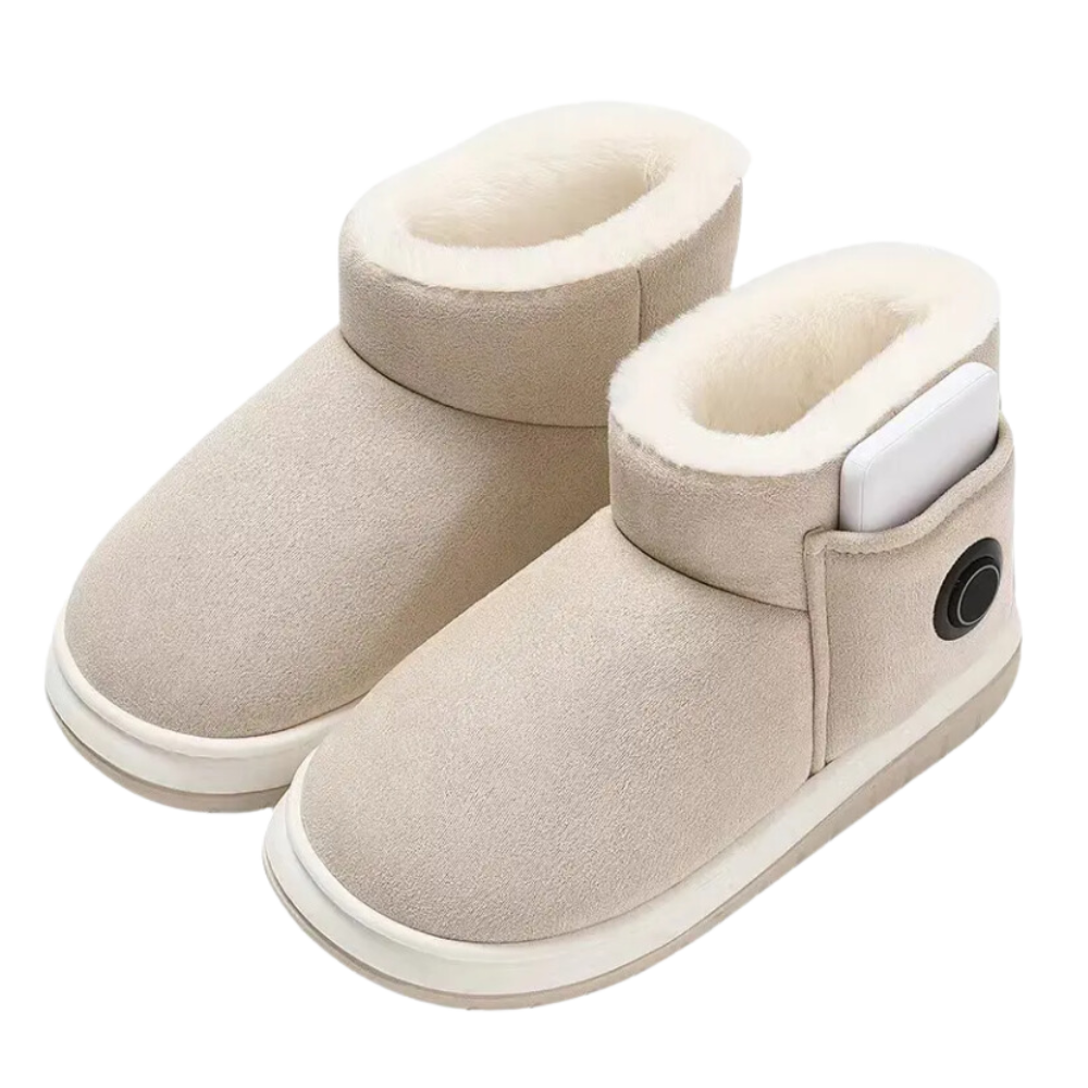 Graphene Heated Winter Boots with Adjustable Temperature and Rechargeable Battery