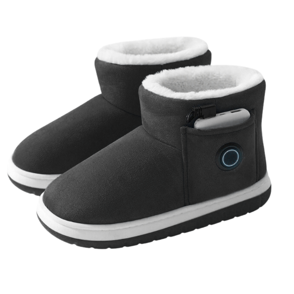 Graphene Heated Winter Boots with Adjustable Temperature and Rechargeable Battery