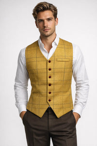 Gus | Men's Button-Front Checked Vest