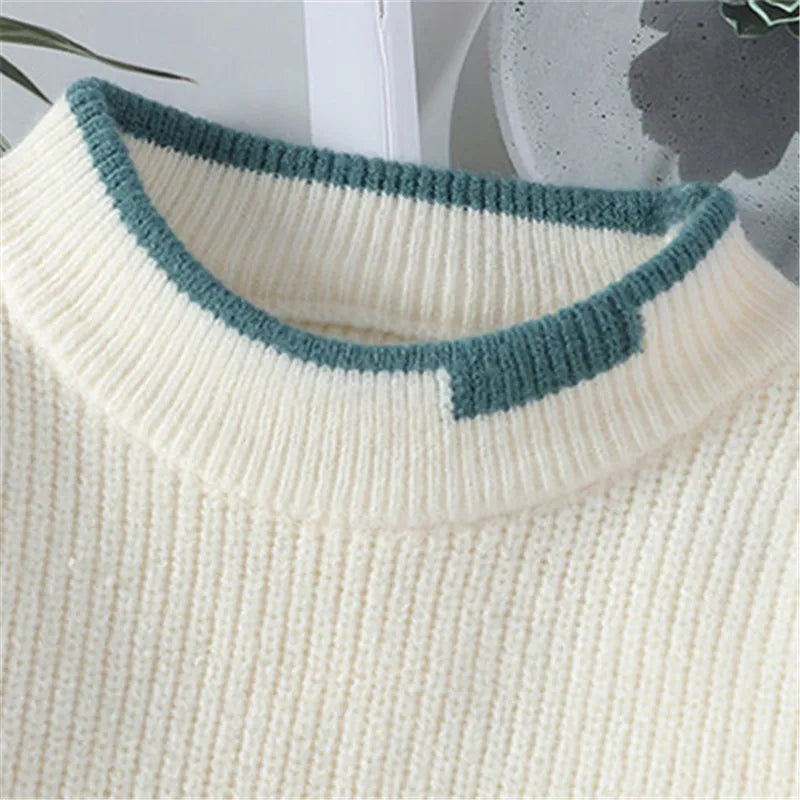 Image of Gus | Unisex Patchwork Polyester Sweater
