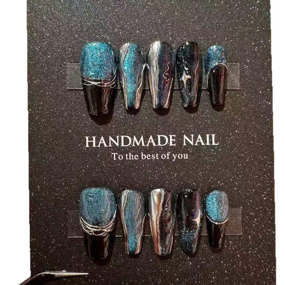 Handmade Glittering Press-On Nail Set