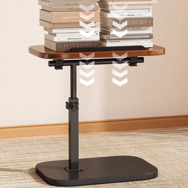 Height-Adjustable Mobile Laptop Desk with 360° Swivel Tabletop, 45–80 cm, 30 kg Capacity