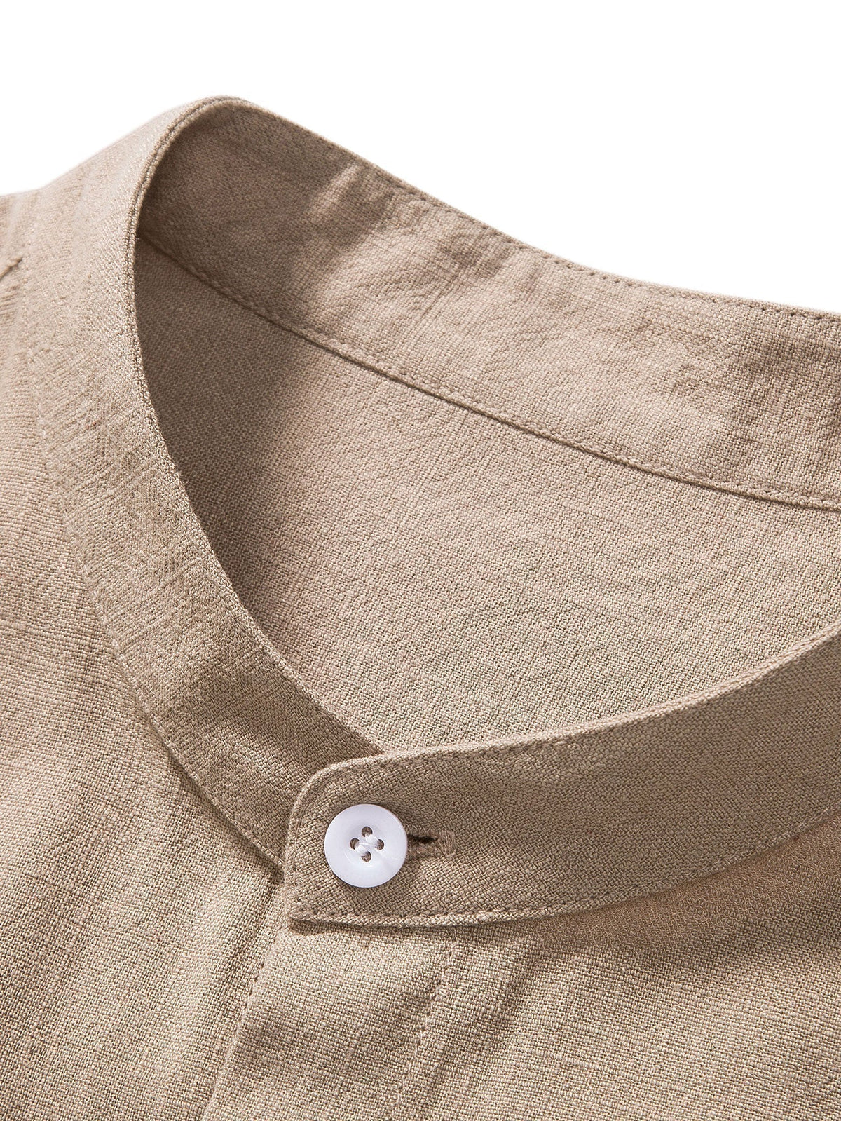 Image of Holden | Men's Grandad Collar Button-Down Shirt