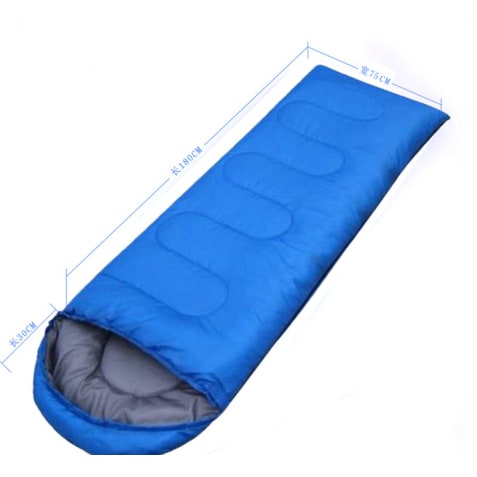 Hooded Sleeping Bag with Full-Length Zipper for Camping, Hiking, and Bivy
