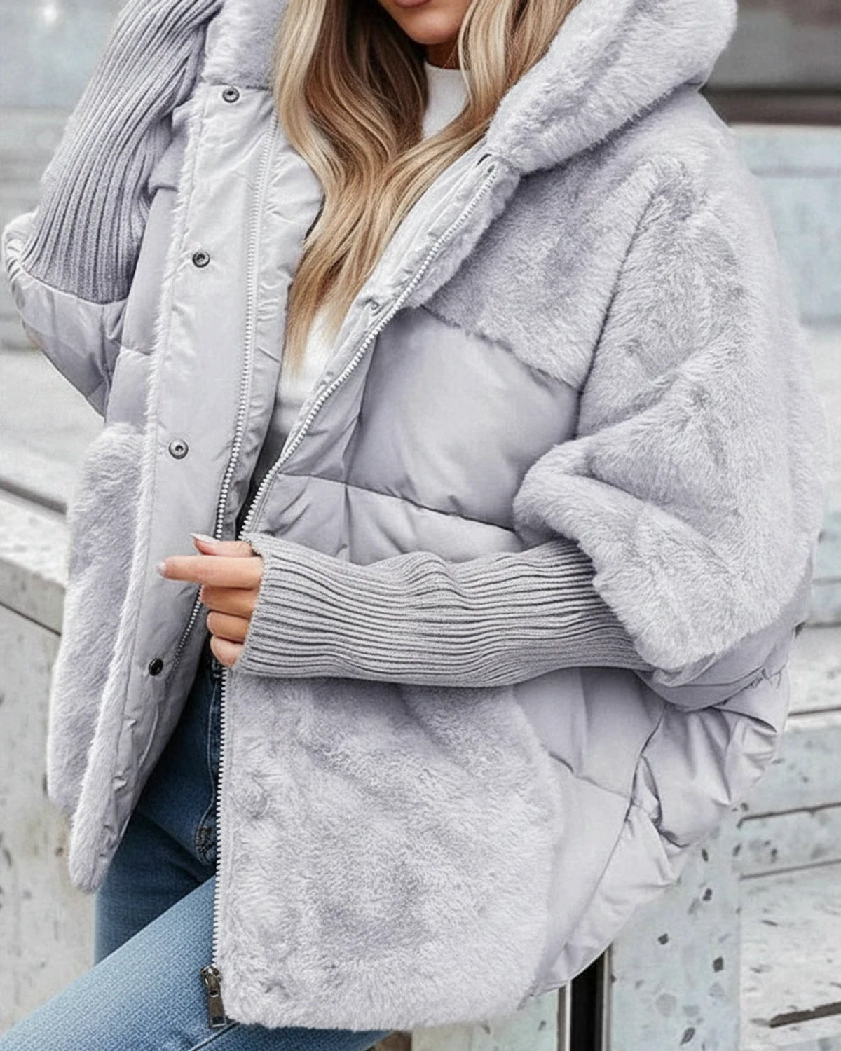Teddy Fleece Winter Jacket for Women