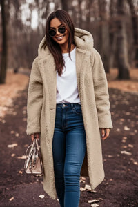 Hooded Teddy Coat for Women