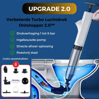 Improved Turbo Air Pressure Unclogger 2.0™ | Solves All Drain Clogs!