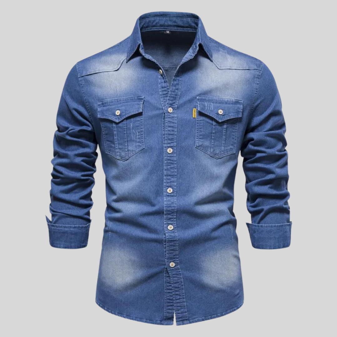 Image of Irving | Men's Long-Sleeve Denim Shirt