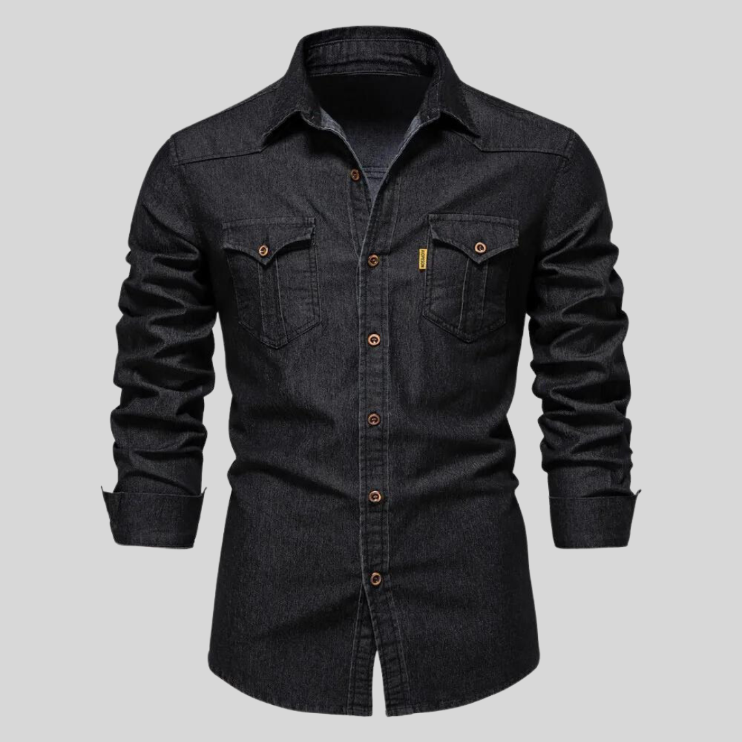 Image of Irving | Men's Long-Sleeve Denim Shirt