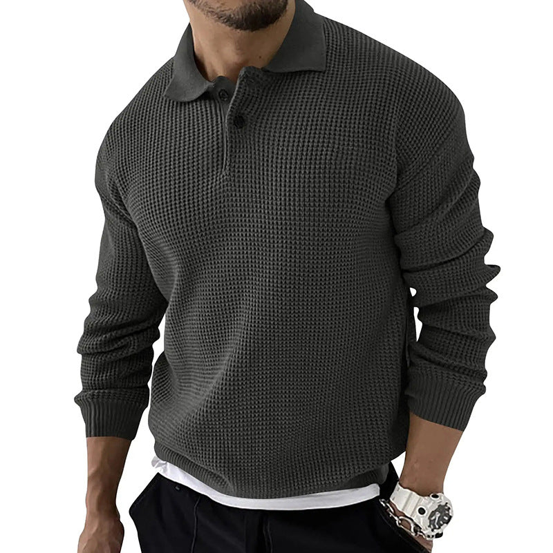 Image of Jake | Men's Polo Button-Down Sweater
