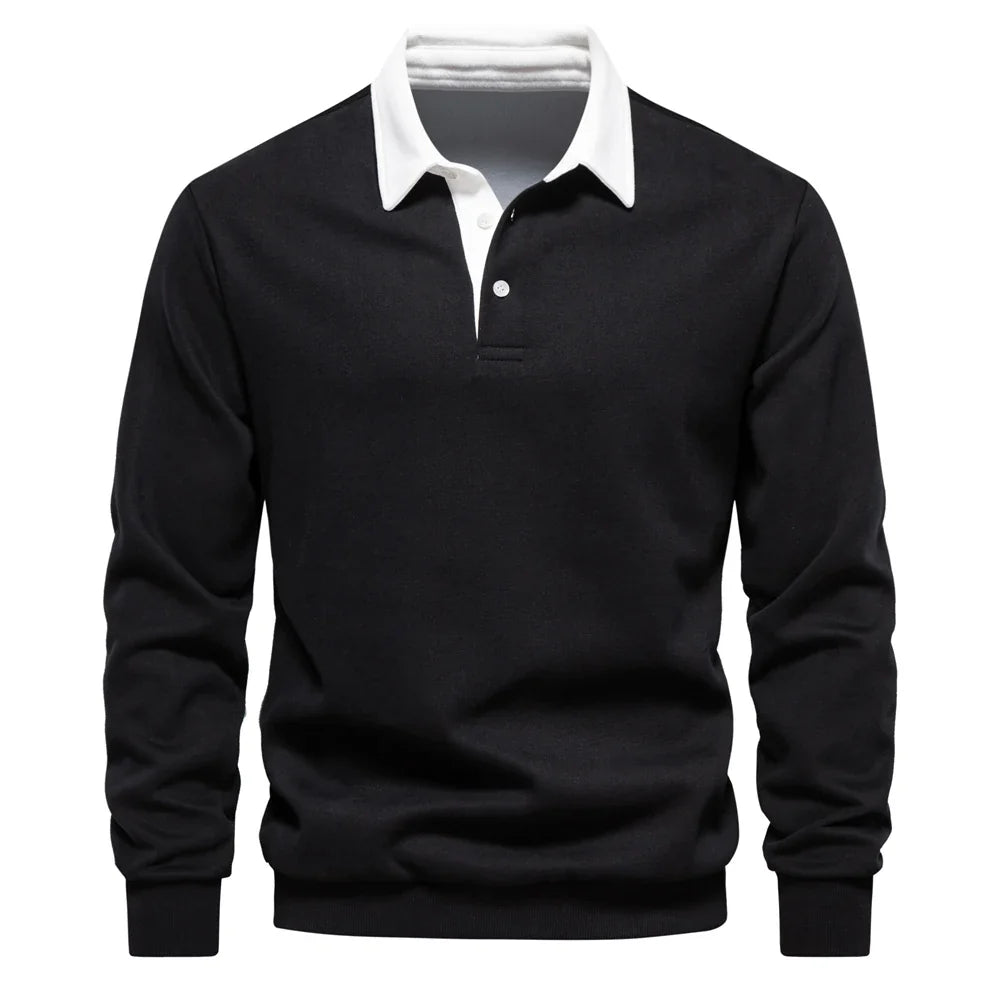 Image of Jasper | Men's Long Sleeve Rugby Shirt