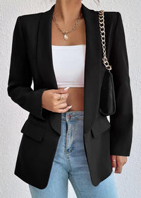 Jillian | Women's Open Front Long Sleeve Blazer