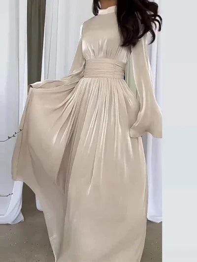 Image of Jocelyn | Women's Long Sleeve A-Line Maxi Dress