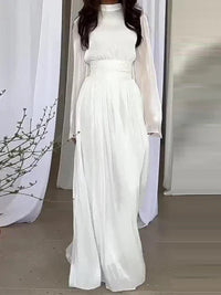 Jocelyn | Women's Long Sleeve A-Line Maxi Dress