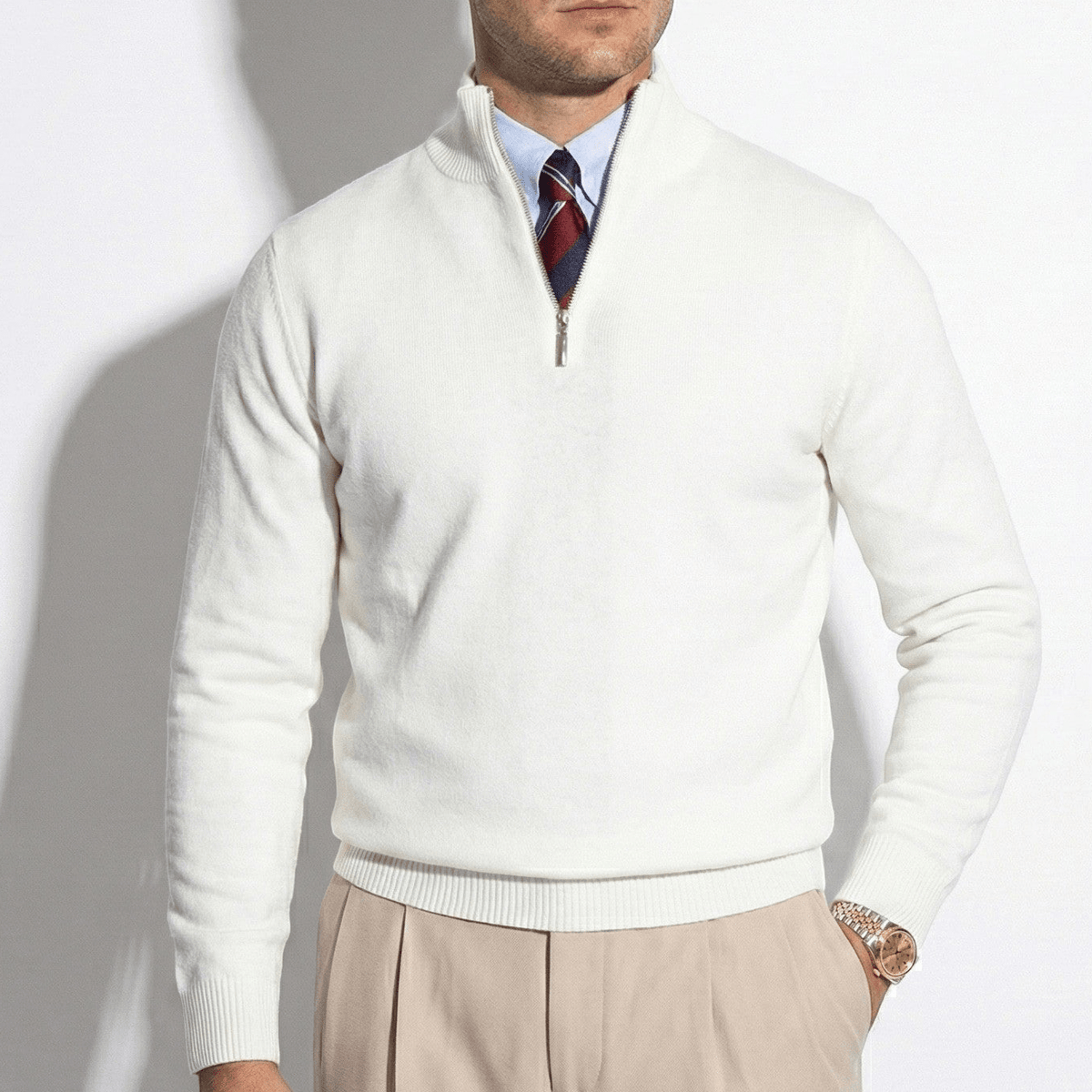 Image of Joe | Men's Quarter-Zip Pullover Sweater