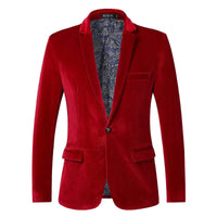 Joel | Men's Single-Breasted Velvet Blazer