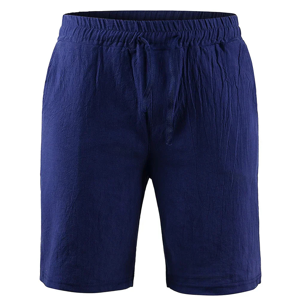 Image of Jonah | Men's Knee-Length Drawstring Casual Shorts