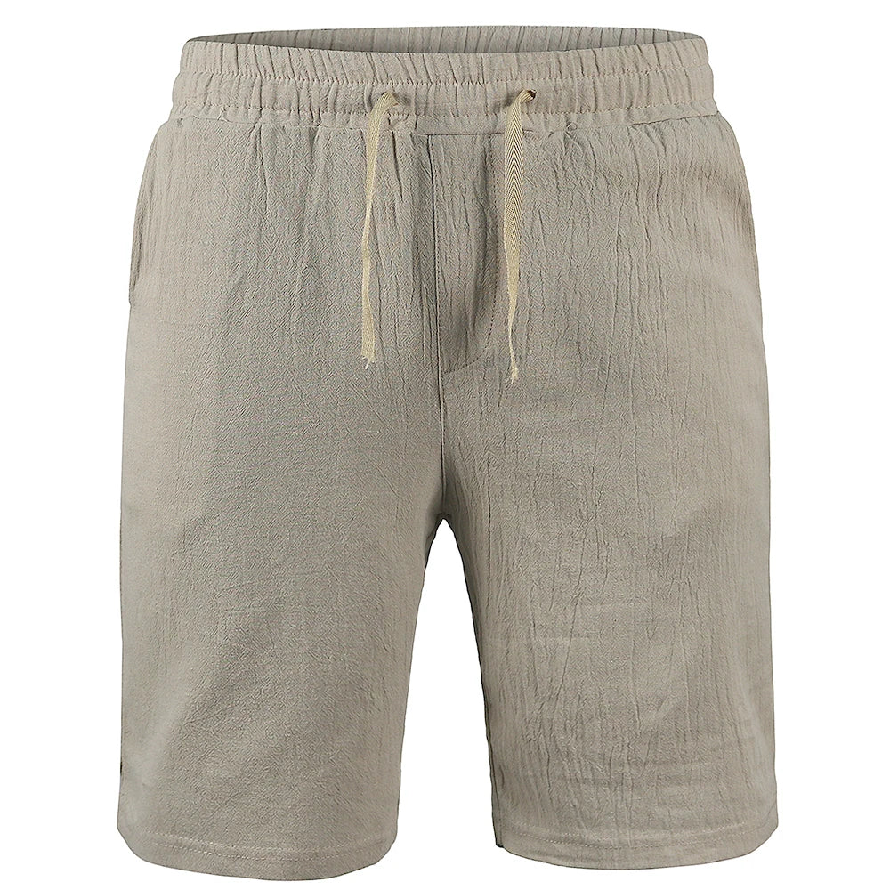Image of Jonah | Men's Knee-Length Drawstring Casual Shorts