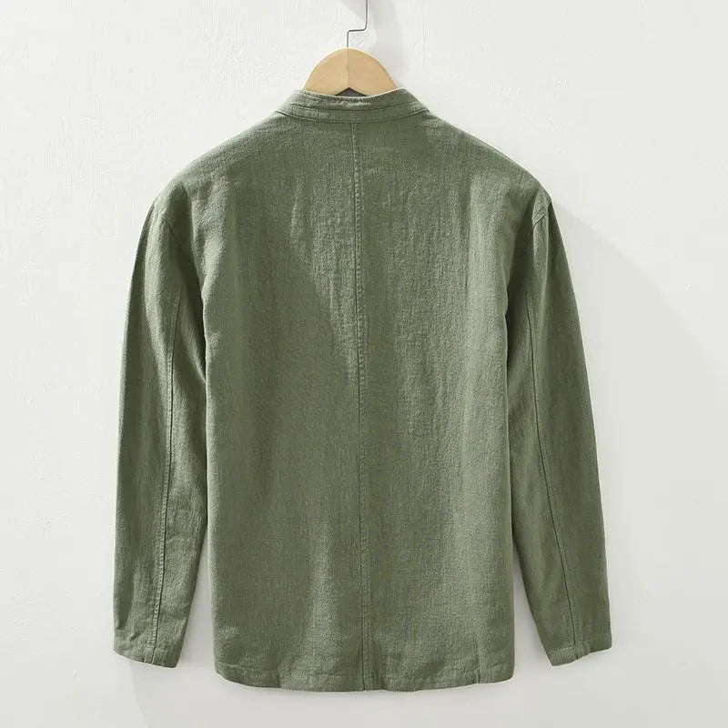 Image of Josiah | Men's Long Sleeve Casual Shirt Jacket