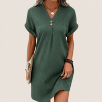 Judie | Women's V-Neck Mini Dress