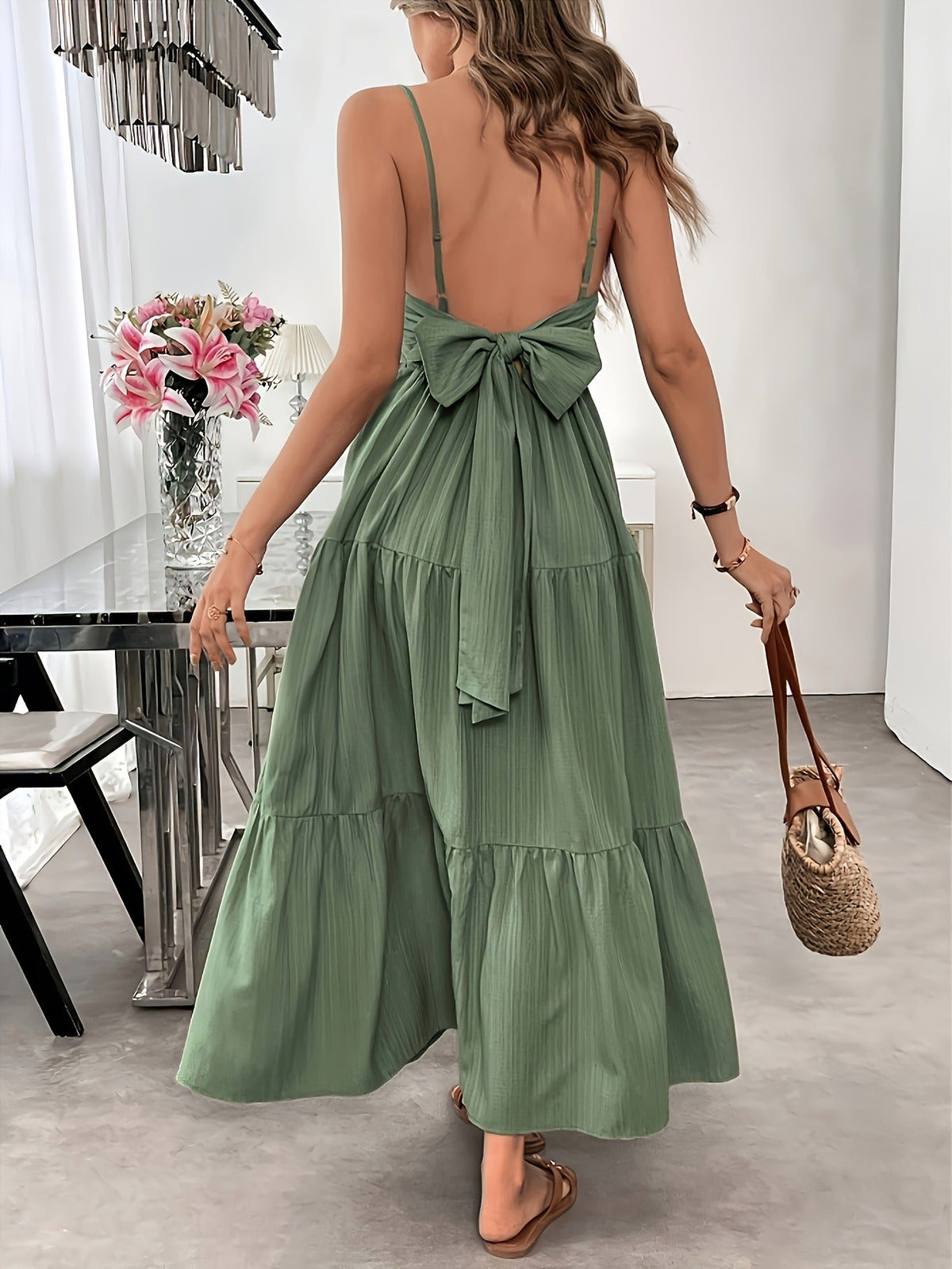 Image of Judith | Women's Sleeveless A-Line Maxi Dress